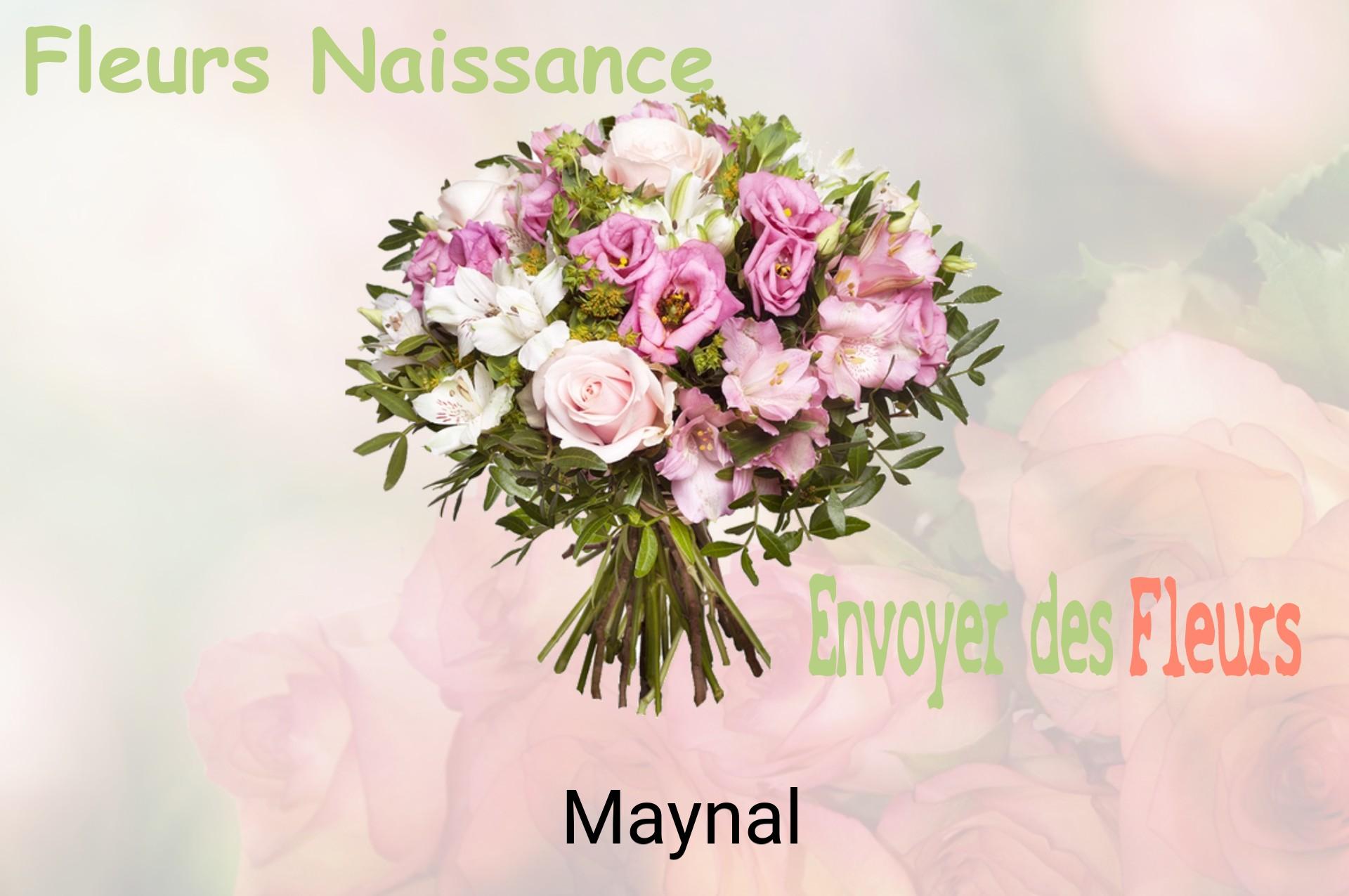 Bouquet de fleurs de naissance livré à Maynal